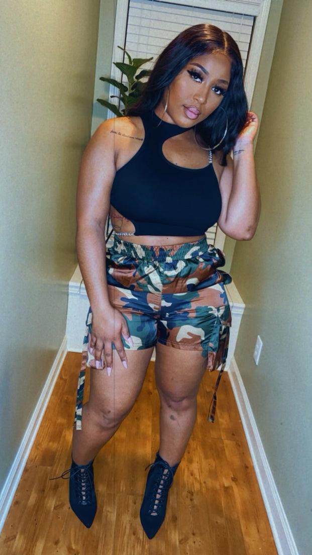 Battle Call Camo Shorts. (Shorts Only)