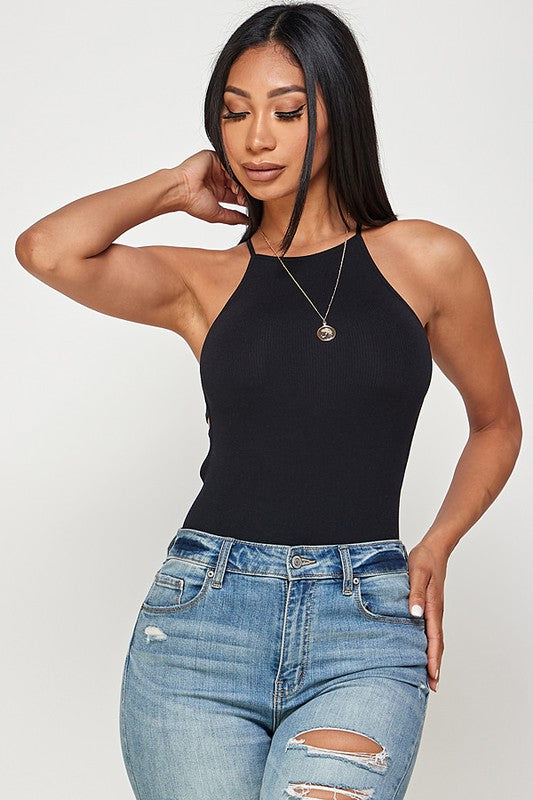 Cross me down bodysuit