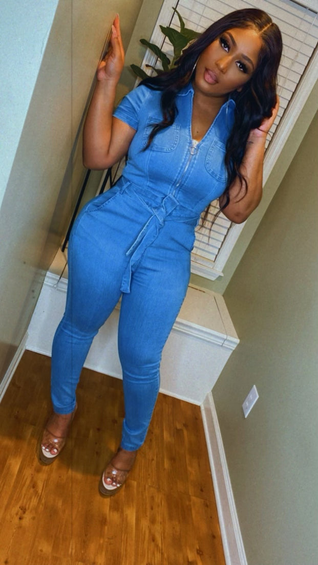 Noth'n But Denim Jumpsuit