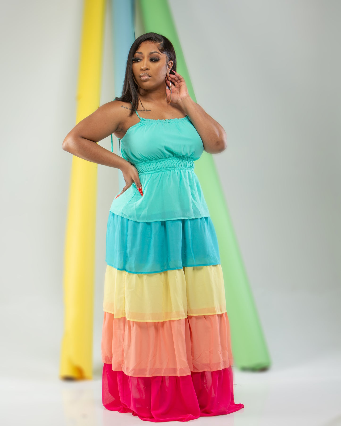 Colorful Weekend Dress