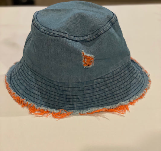 Light Blue Denim Bucket Hat