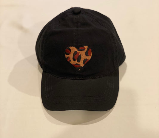 Cheetah Heart Hat