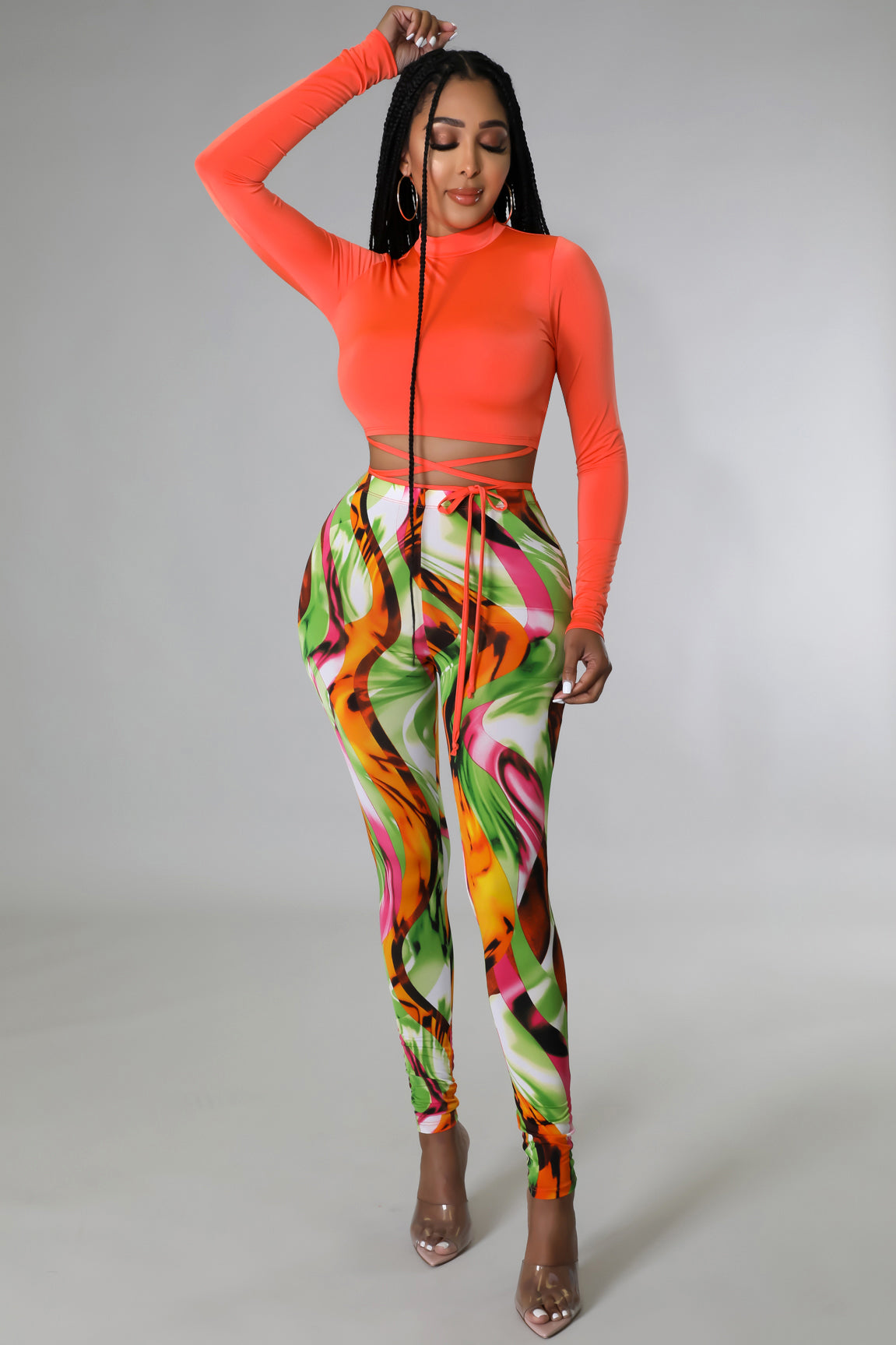 Self Tie Legging Set