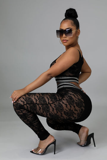 Lust in the night Legging Set